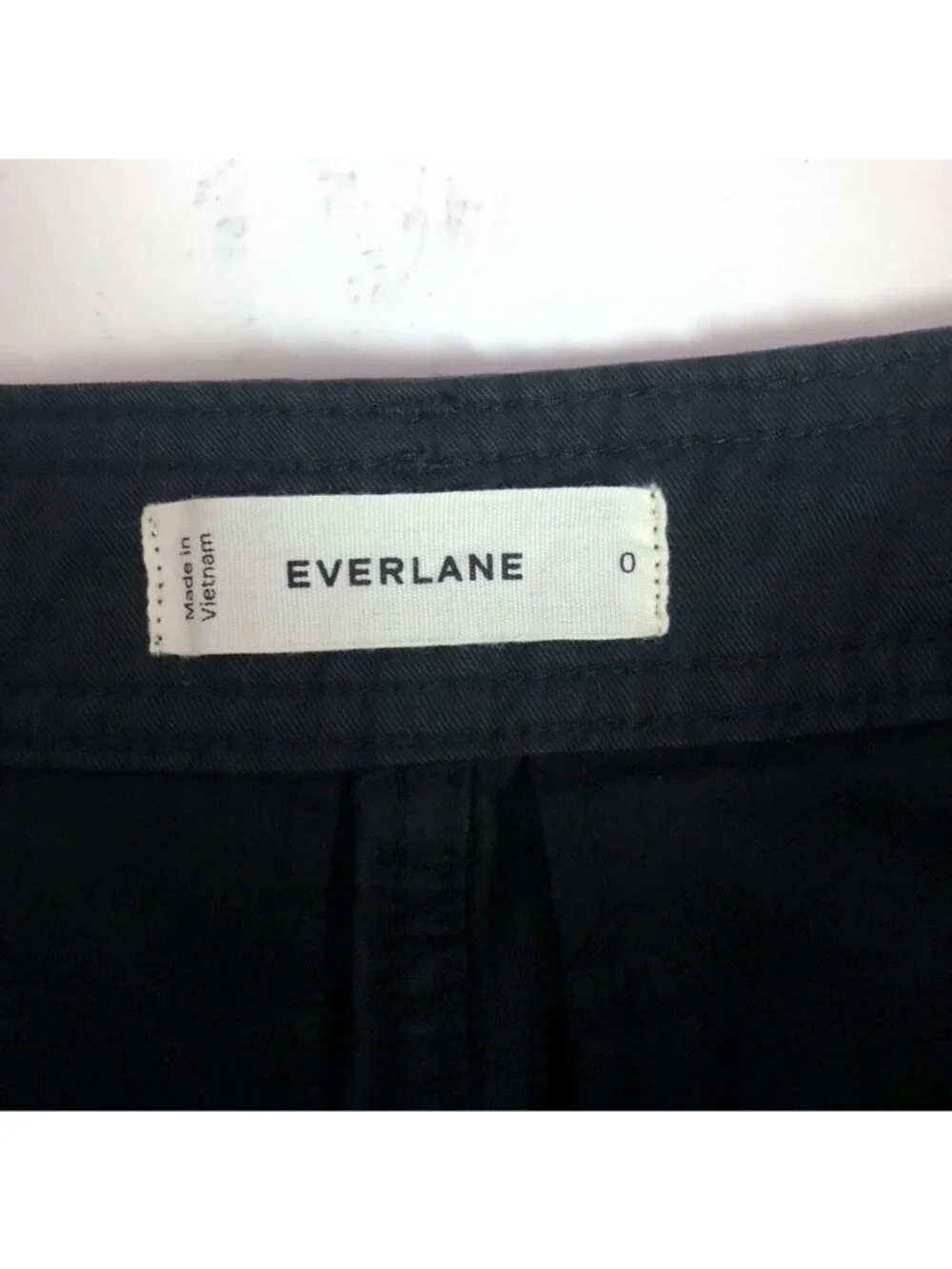 NWT Everlane The Everywhere Pant Size 0 Black Barrel Leg